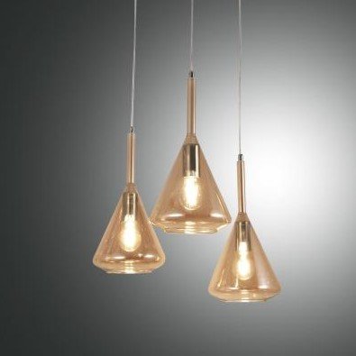 Sospensione Tris tre luci