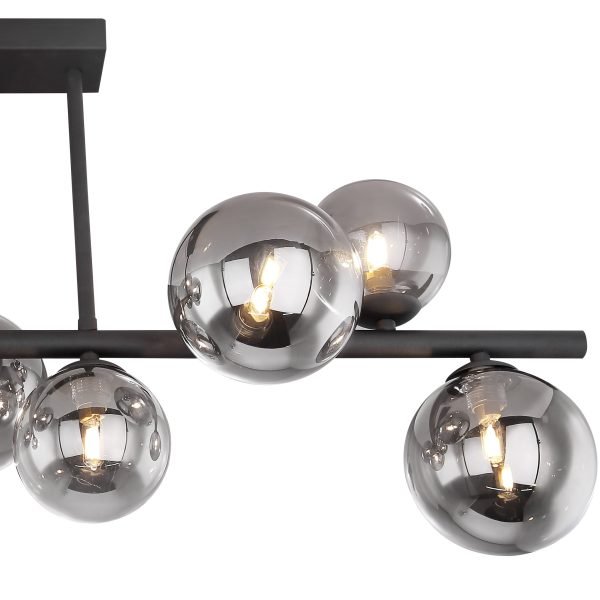 Plafoniera Balls 9 nero