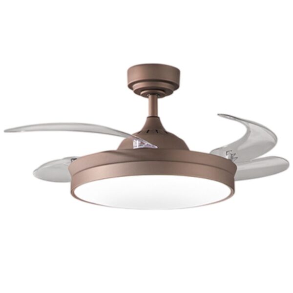 Ventilatore Open marrone metallizzato